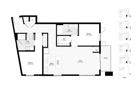 Arcata Apartments Golden Valley MN 2 Bedroom 2 Bath Apartment